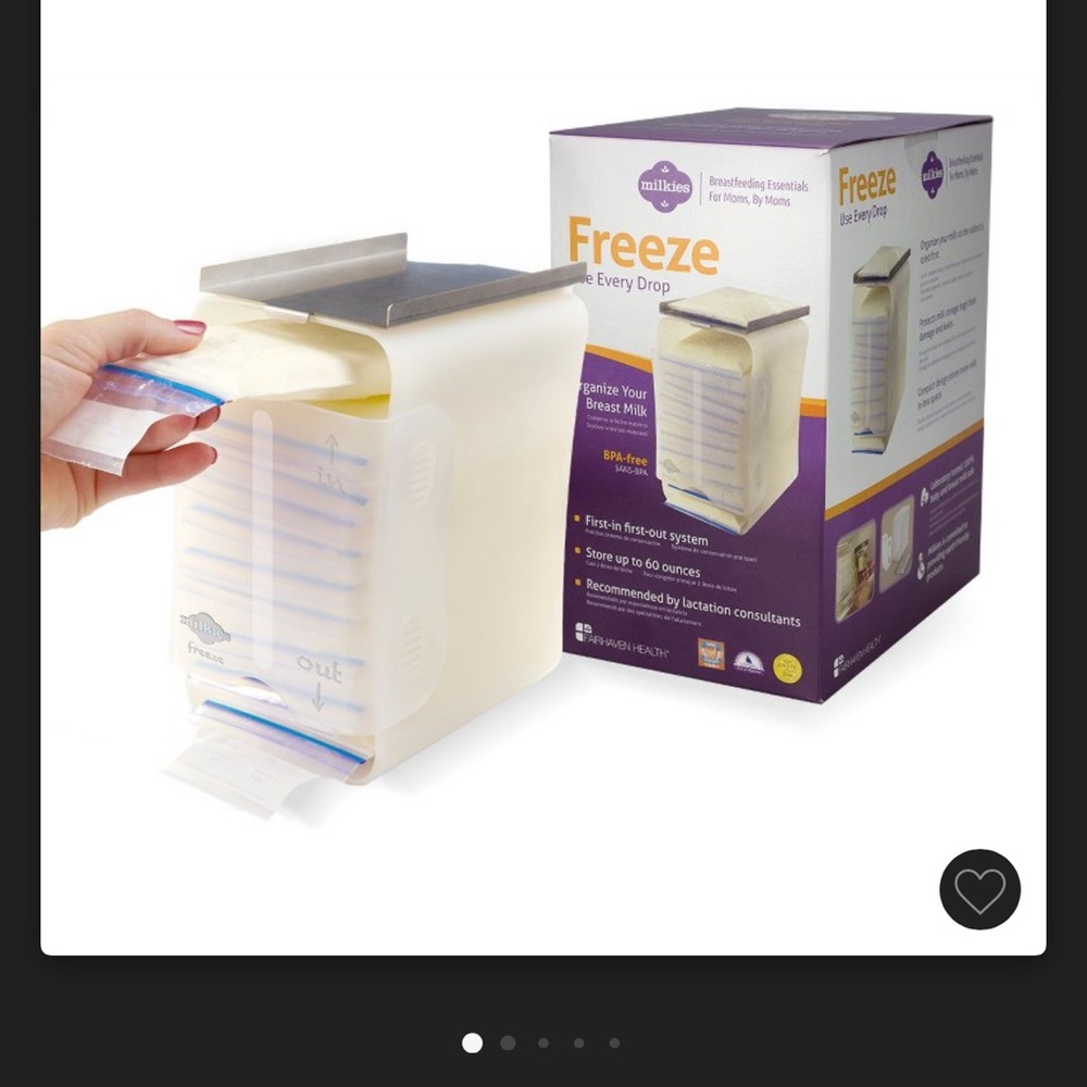 Breastmilk pouch freezer organizer $20